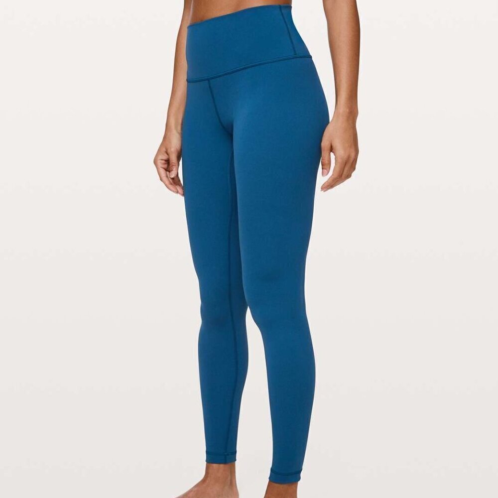Lululemon Wunder Under High-Rise Tight 28" *Full-On Luxtreme - 8 Deep Marine